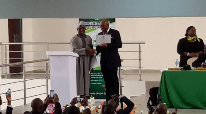 Breaking News: Paul Usoro receives certificate of return from ECNBA as NEC ratifies election
