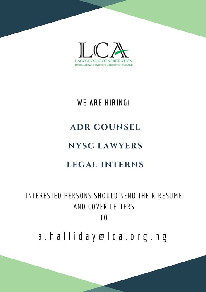 LCA is hiring Lawyers