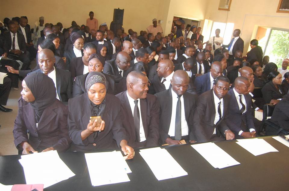 Seventy three Lawyers sworn in as Magistrates in Taraba