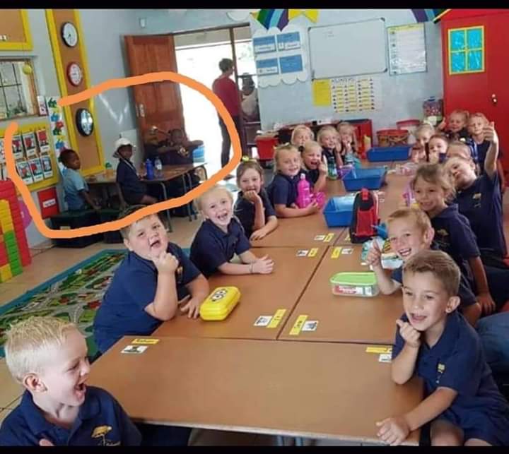 ‘Racist’ classroom picture trending IN South AFRICA