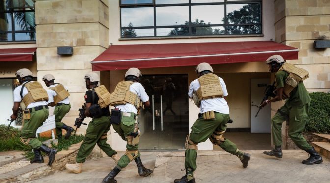 Gunfire, blast at upscale complex in Kenya’s capital