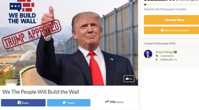 ‘Disappointed’ donors who raised £17m to build Trump’s wall demand answers