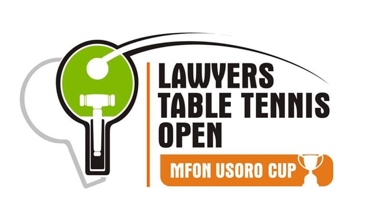 2019 Lawyers Table Tennis Open (Mfon Usoro cup) finals to hold on the 26th of October