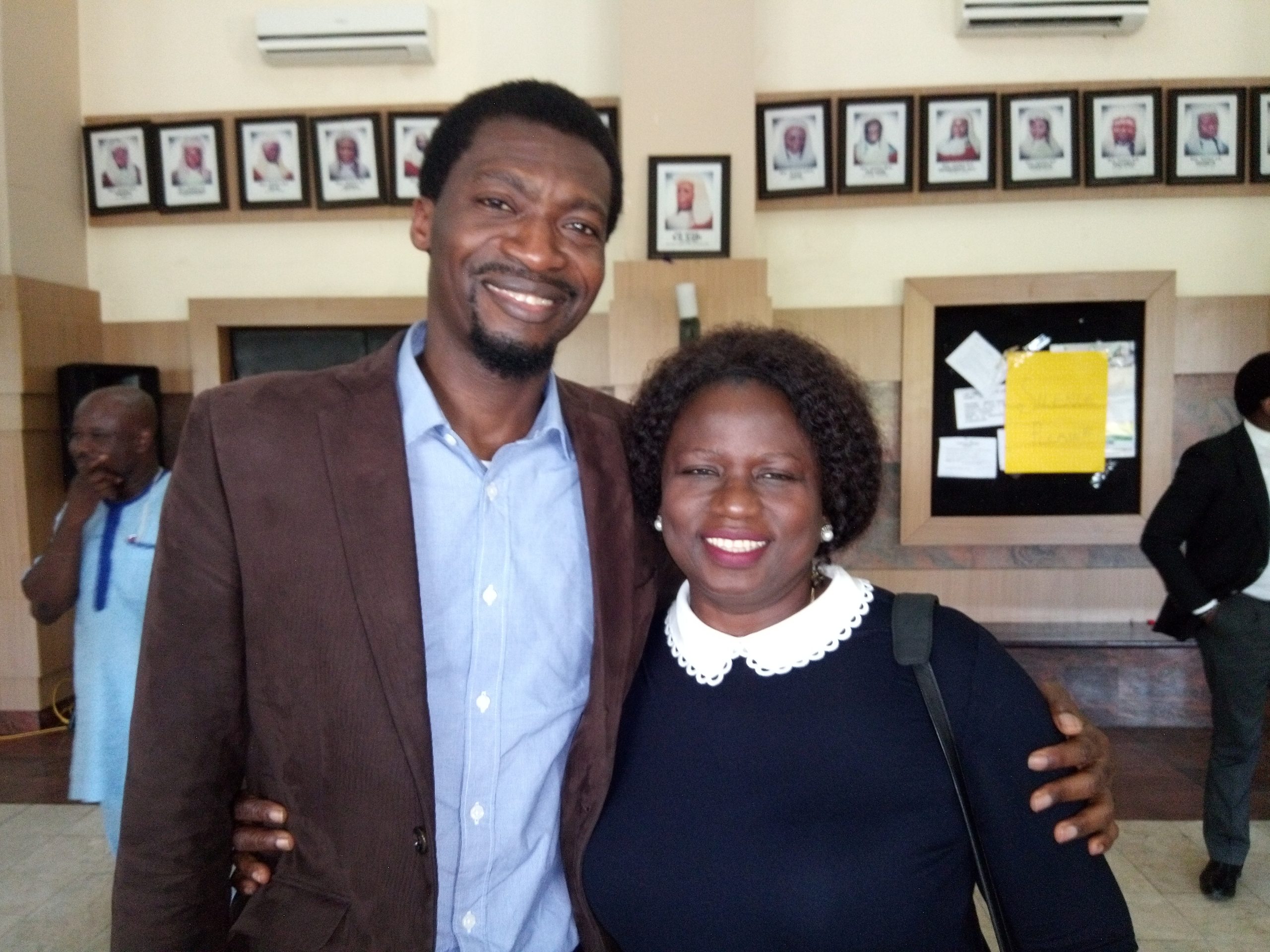 Bola Animashaun congratulates Yemi Akangbe