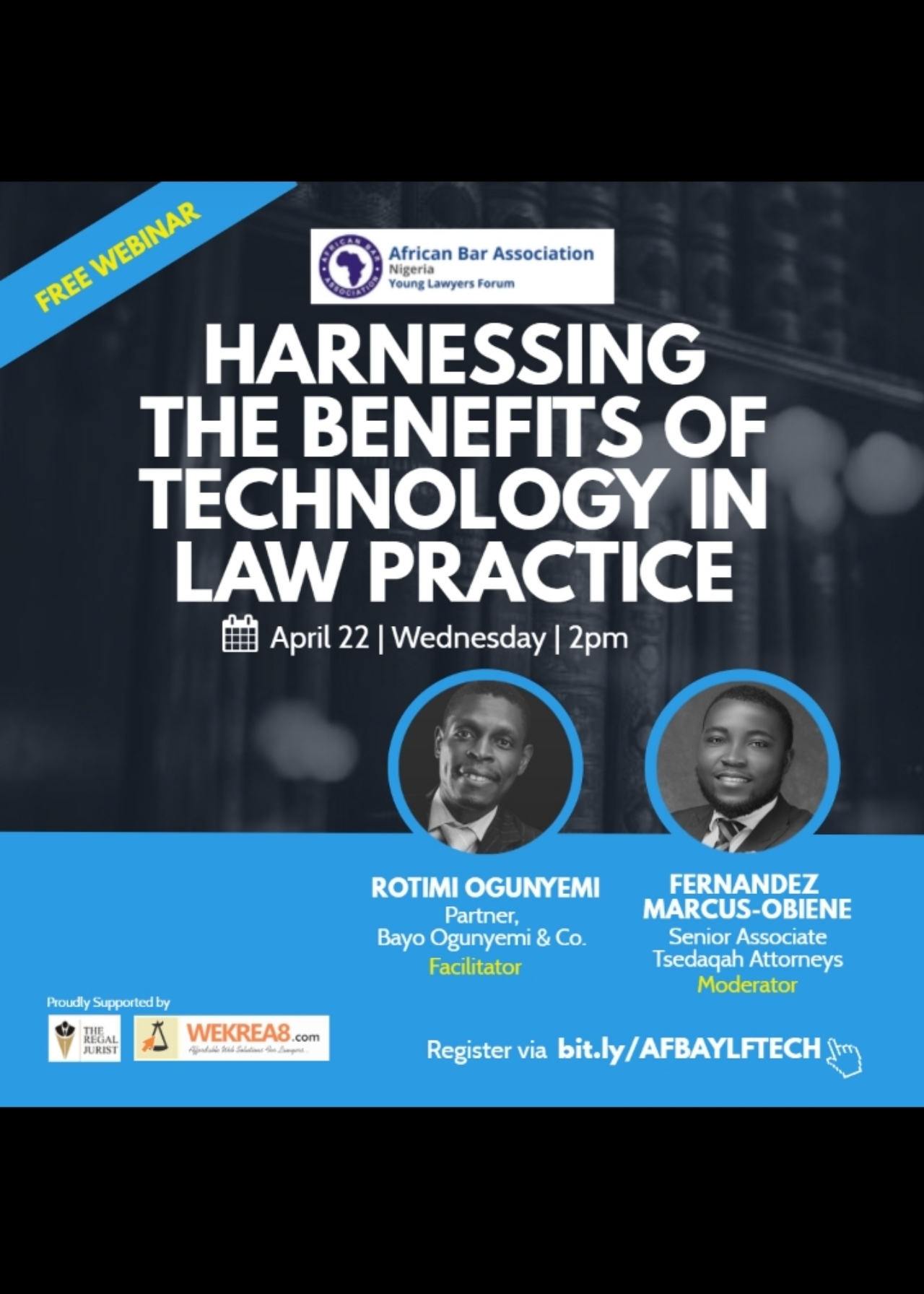 “Harnessing the benefits of technology in law practice”- AFBA YLF NG to hold third webinar session