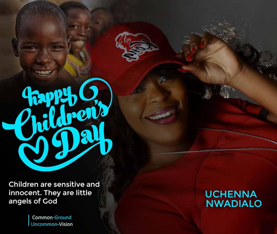 Uchenna Nwadialo sends warm wishes on Children’s Day, asks “What is life without children?”