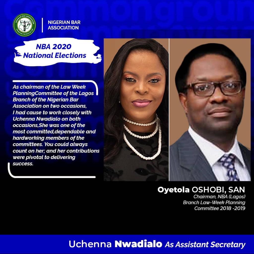 See what Oyetola Oshobi SAN has to say about Uchenna