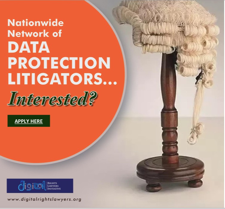Nationwide Network of Data Protection Litigators: Digital Rights Lawyers Initiative (DRLI) calls for applications