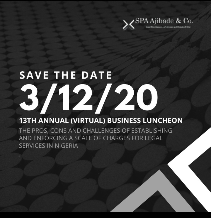 S. P. A. Ajibade & Co. to hold her 13th Annual Business Luncheon