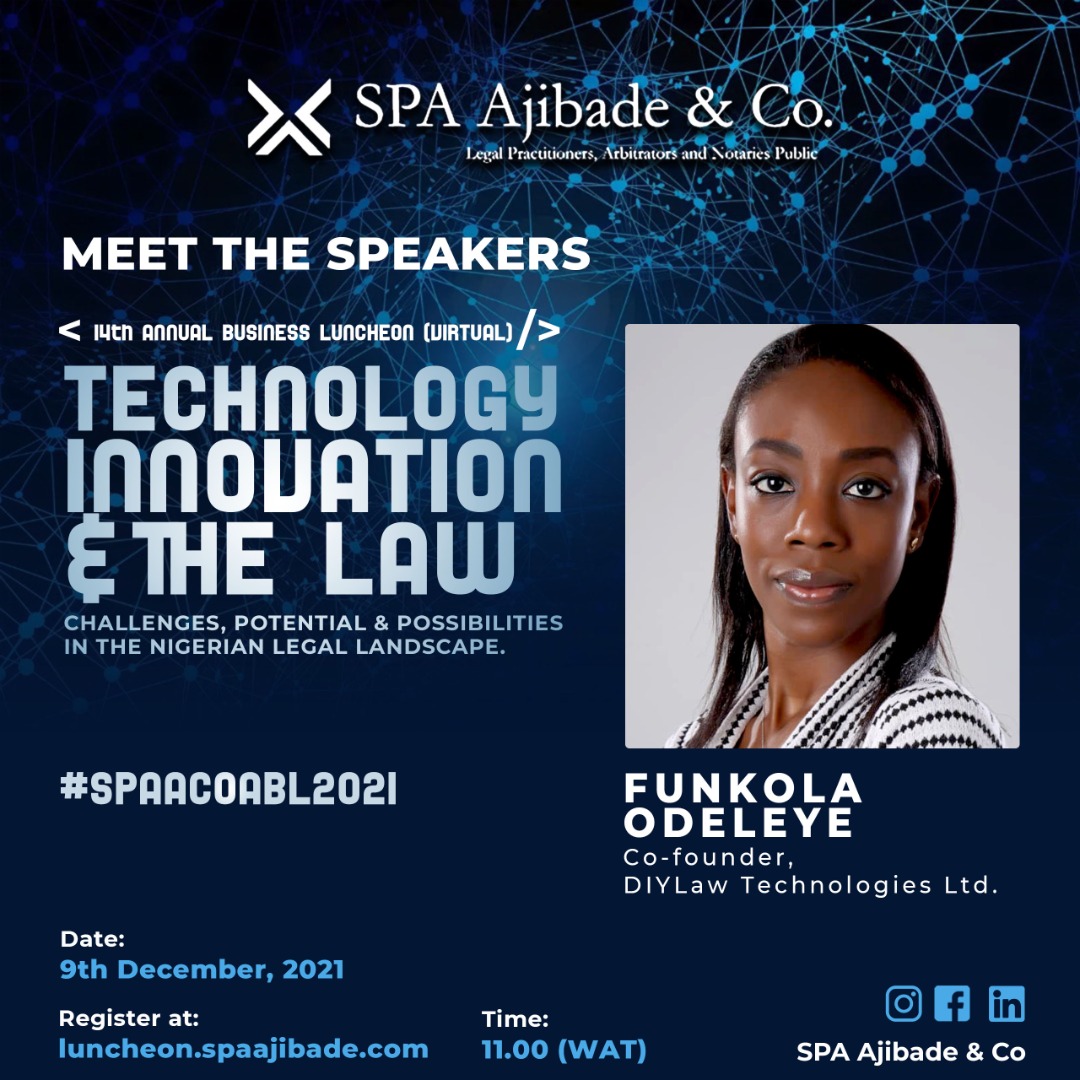 #SPAACOABL2021: meet the speakers – Funkola Odeleye