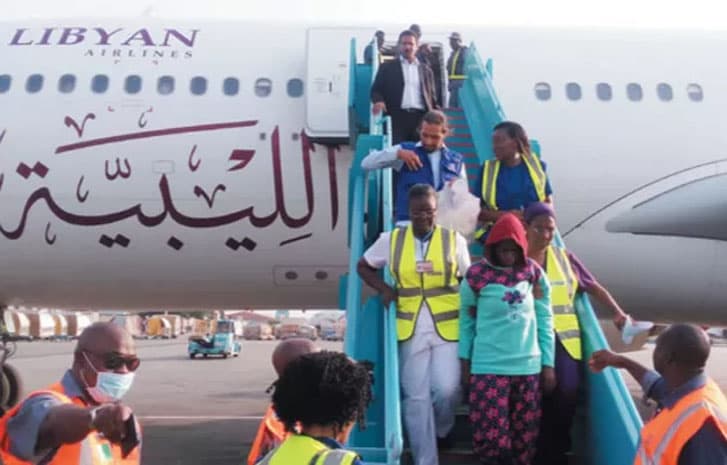 FG evacuates 166 victims of trafficking from Libya