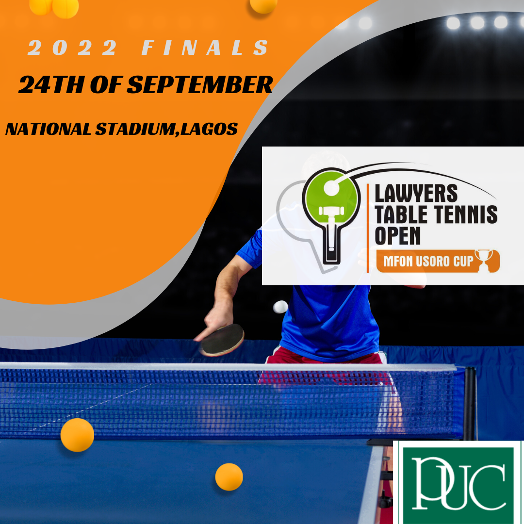 Just In- Lawyers Table Tennis Open( Mfon Usoro Cup) finals to hold on 24th of September- Registration Opens