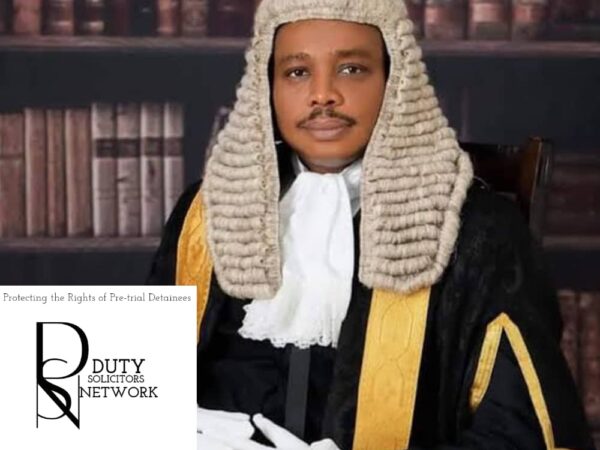 Duty Solicitors Network appreciates Afam Osigwe’s support in the past two years